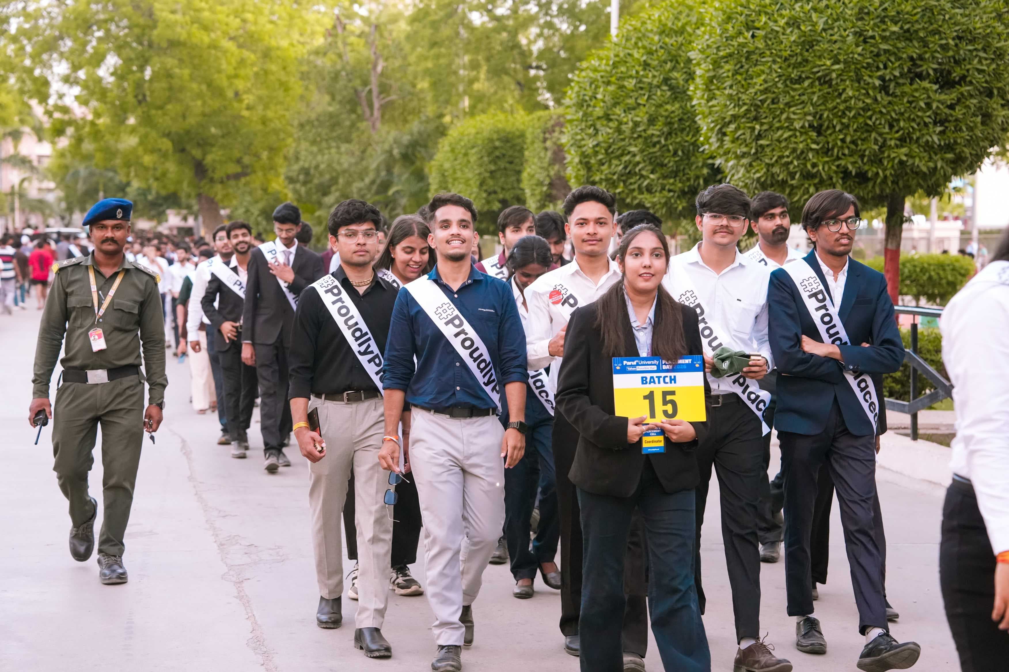 Parul University Placement day 2026 photo 19