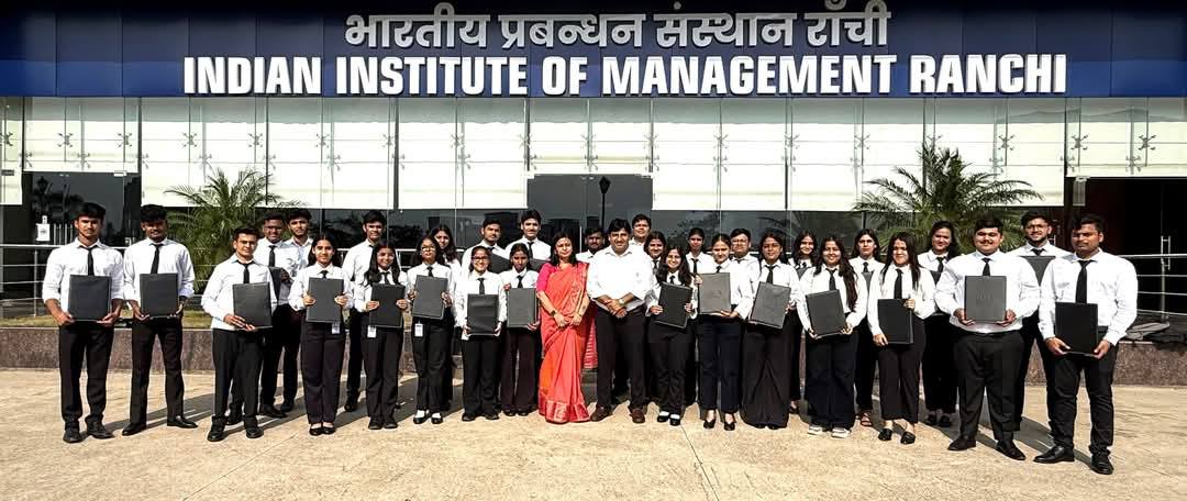 ITS Ghaziabad visit to IIM Ranchi photo 3