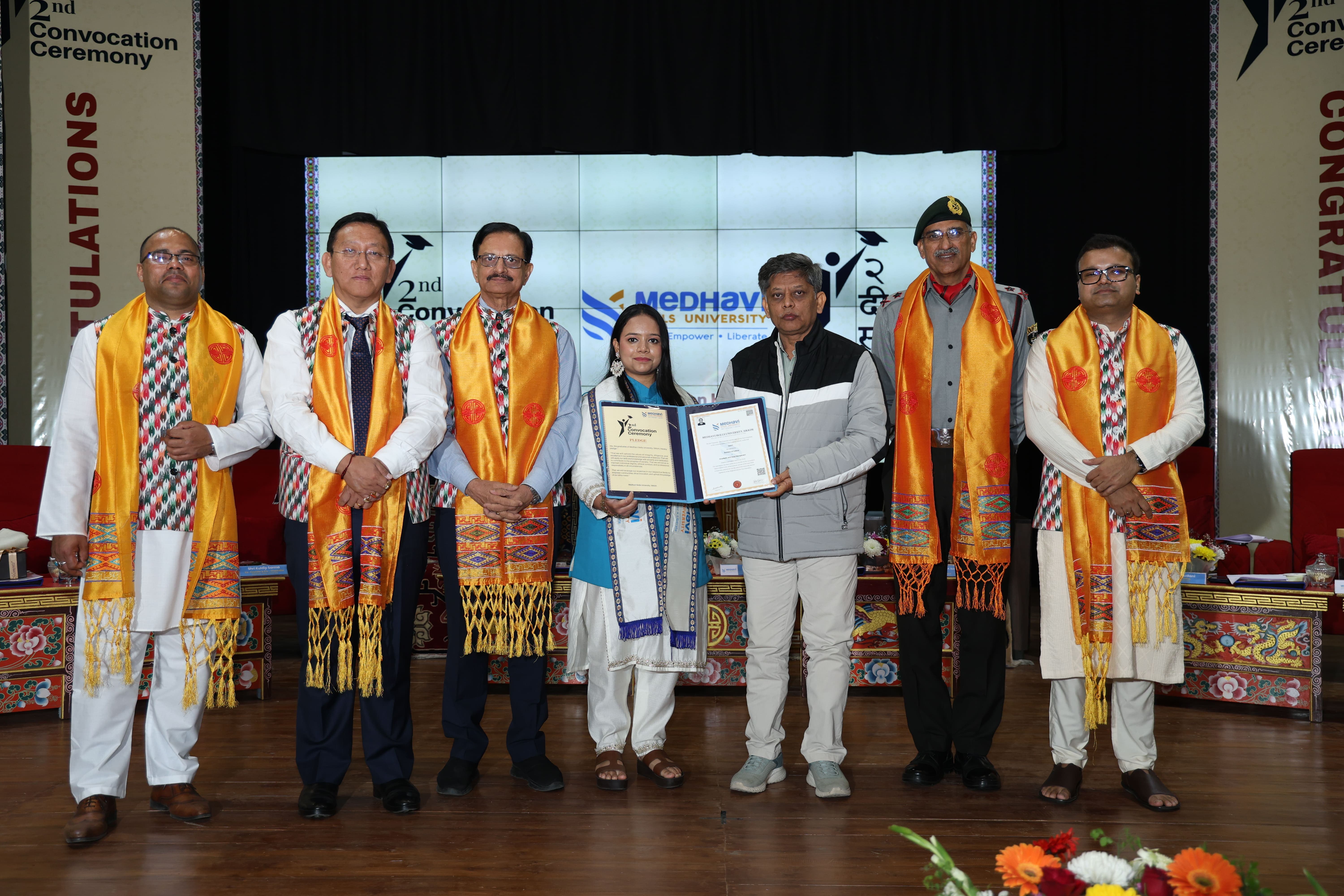 Medhavi Skills University 2nd Convocation photo 24