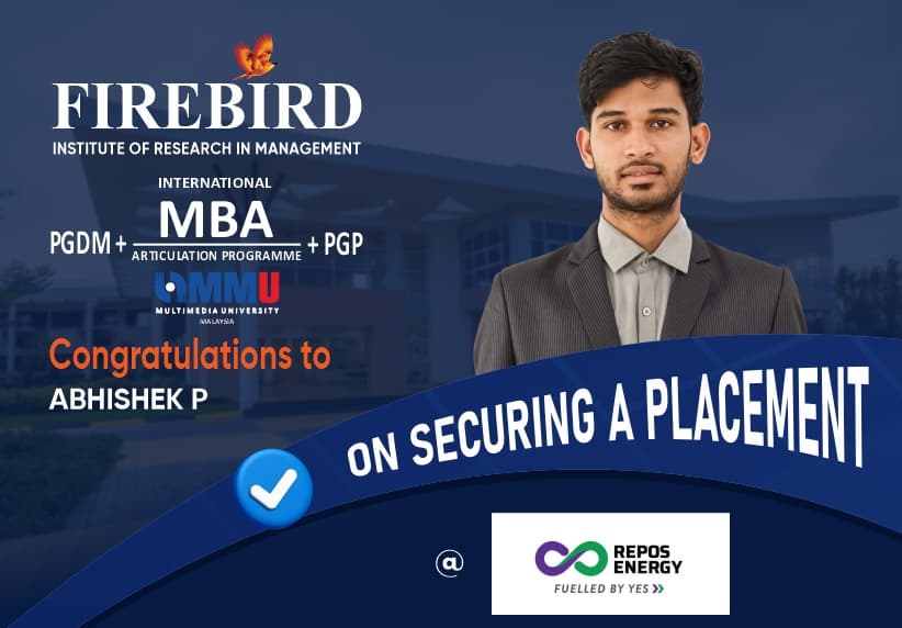 Firebird Institute of Research in Management Coimbatore Placements photo 2