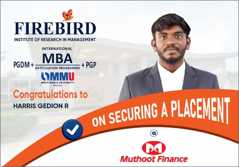 Firebird Institute of Research in Management Coimbatore Placements photo 8