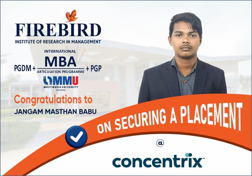 Firebird Institute of Research in Management Coimbatore Placements photo 13