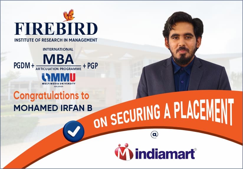 Firebird Institute of Research in Management Coimbatore Placements photo 14