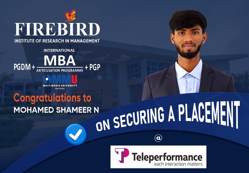 Firebird Institute of Research in Management Coimbatore Placements photo 27