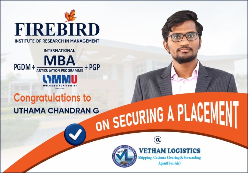 Firebird Institute of Research in Management Coimbatore Placements photo 37