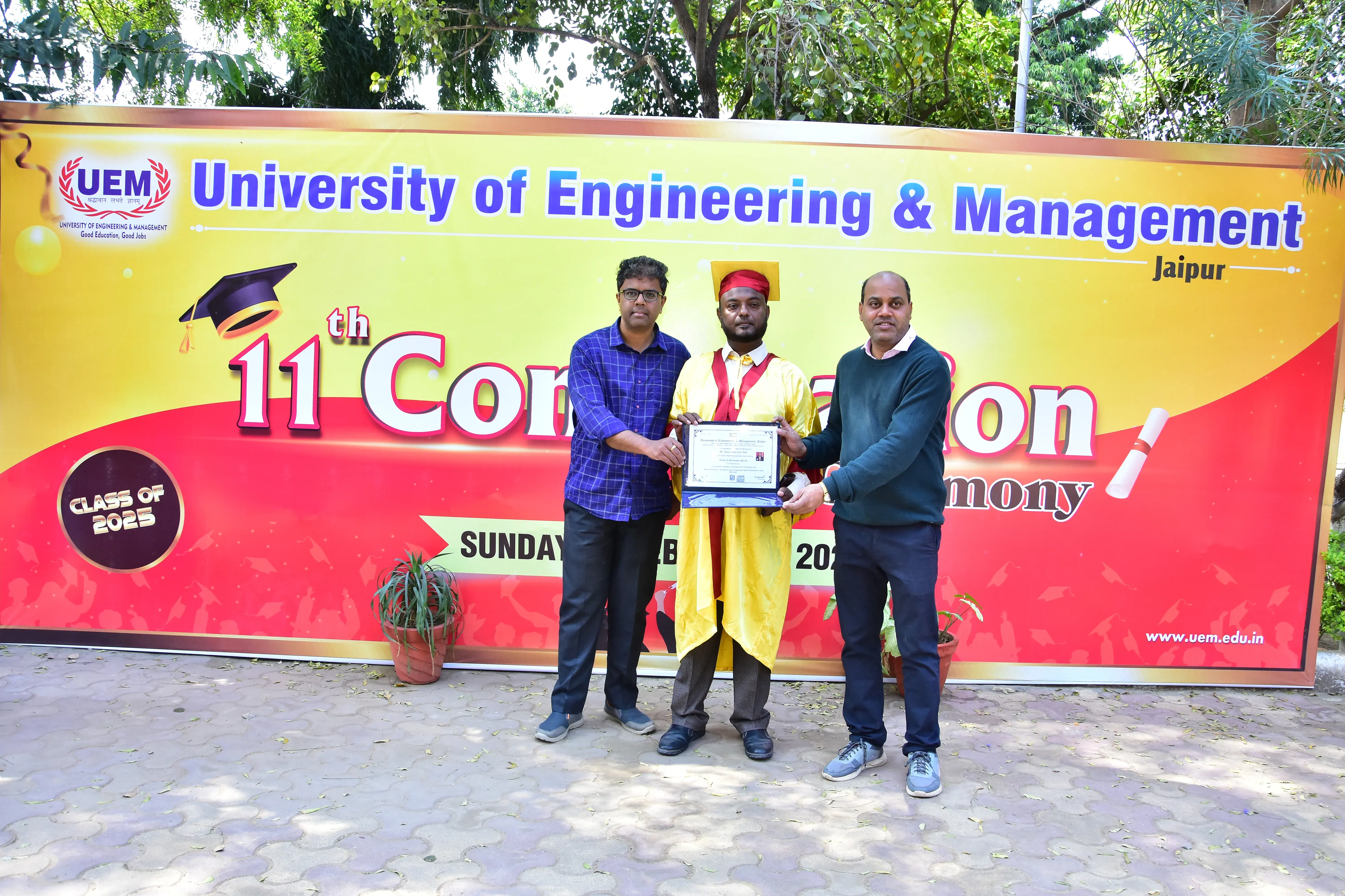 UEM Jaipur Convocation photo 66
