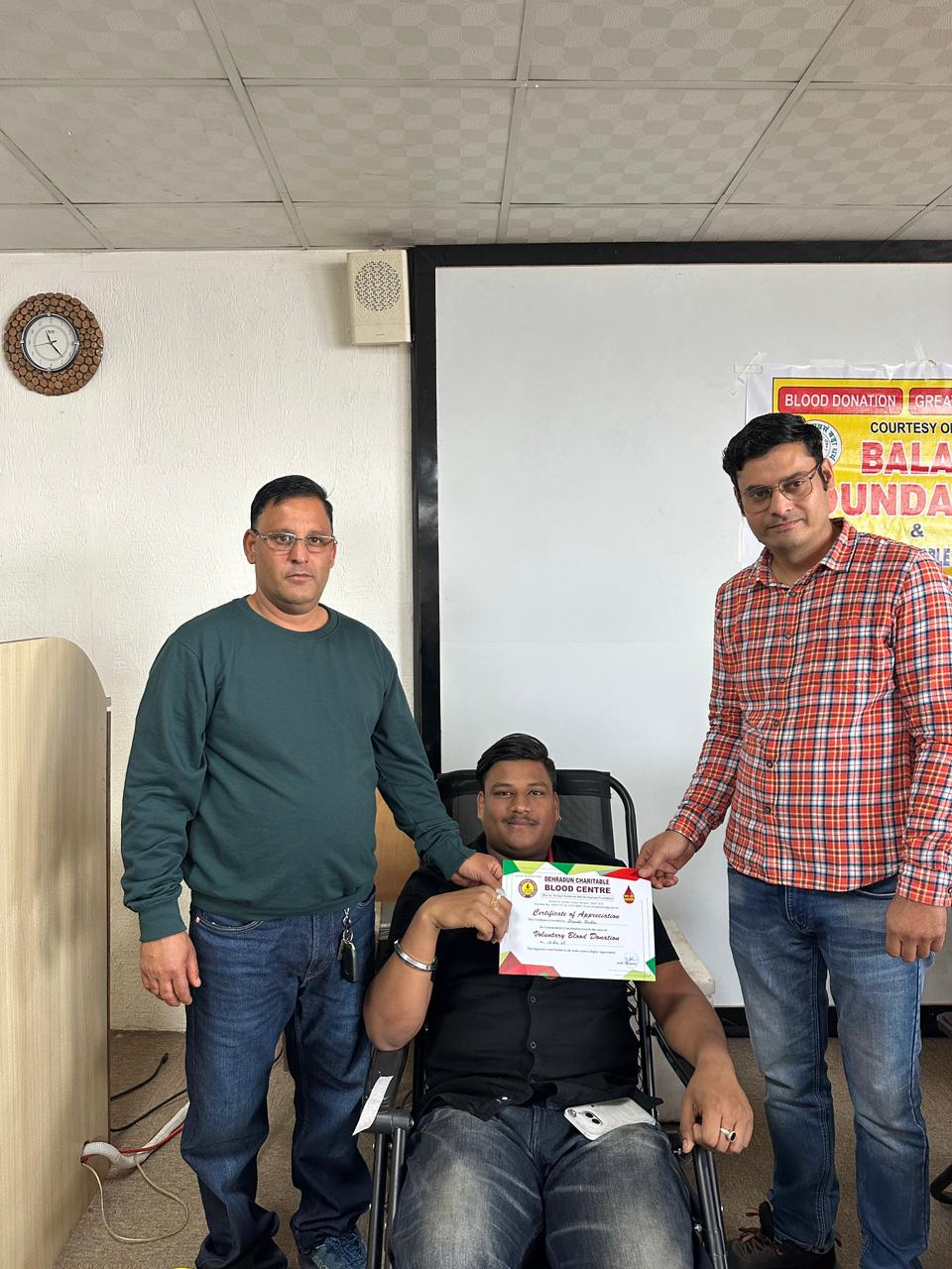 Servo Hospitality School Dehradun Blood Donation Camp photo 4