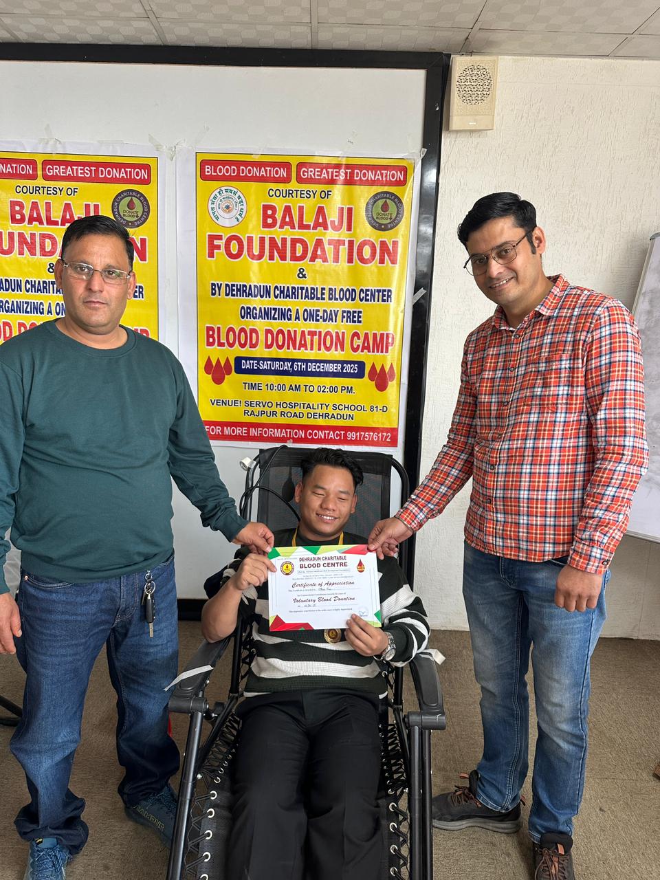 Servo Hospitality School Dehradun Blood Donation Camp photo 11