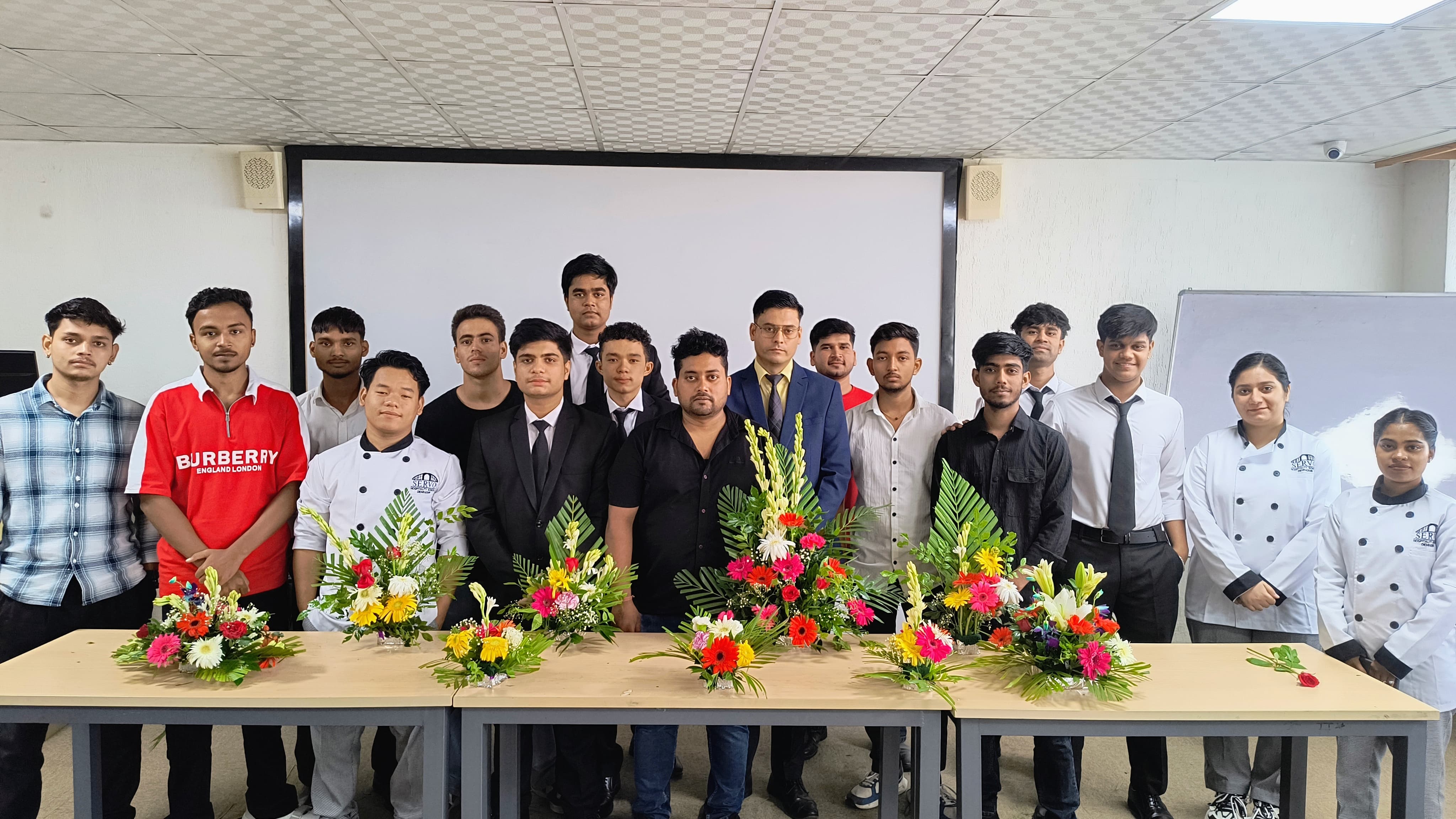 Servo Hospitality School Dehradun Flower Arrangement photo 1