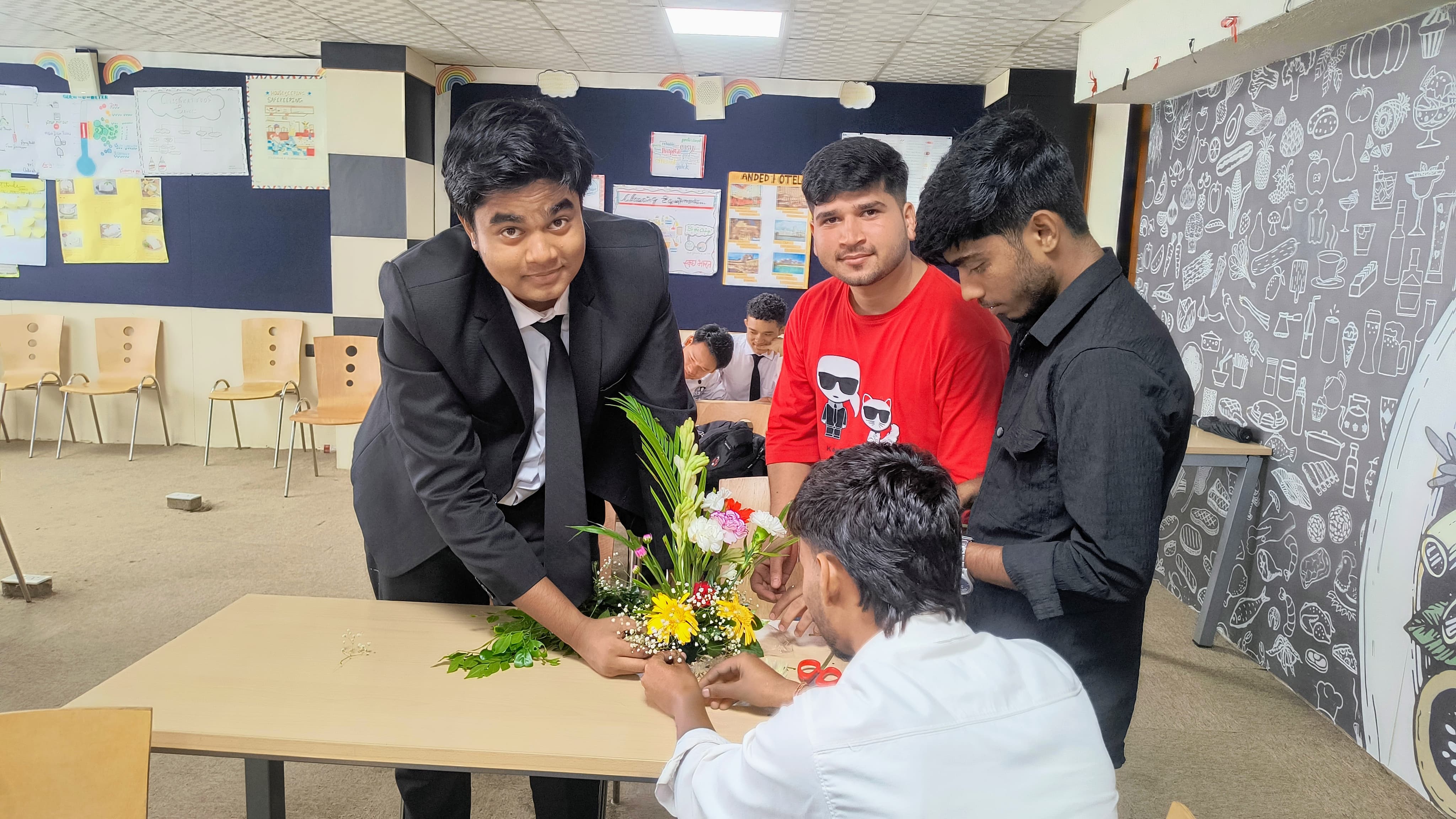 Servo Hospitality School Dehradun Flower Arrangement photo 13