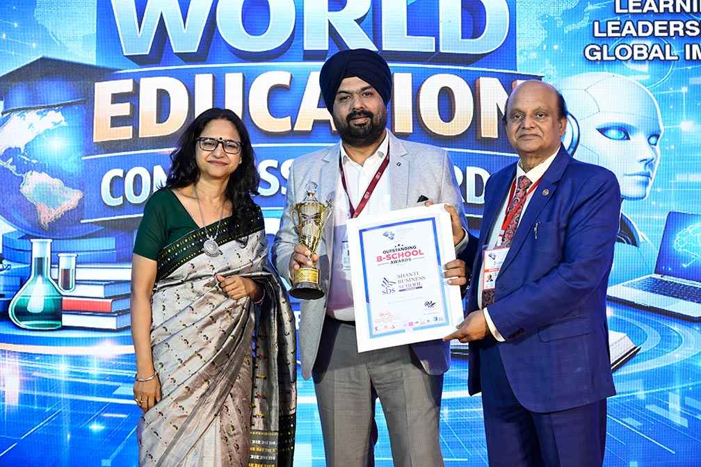 Shanti Business School Ahmedabad Award photo 1