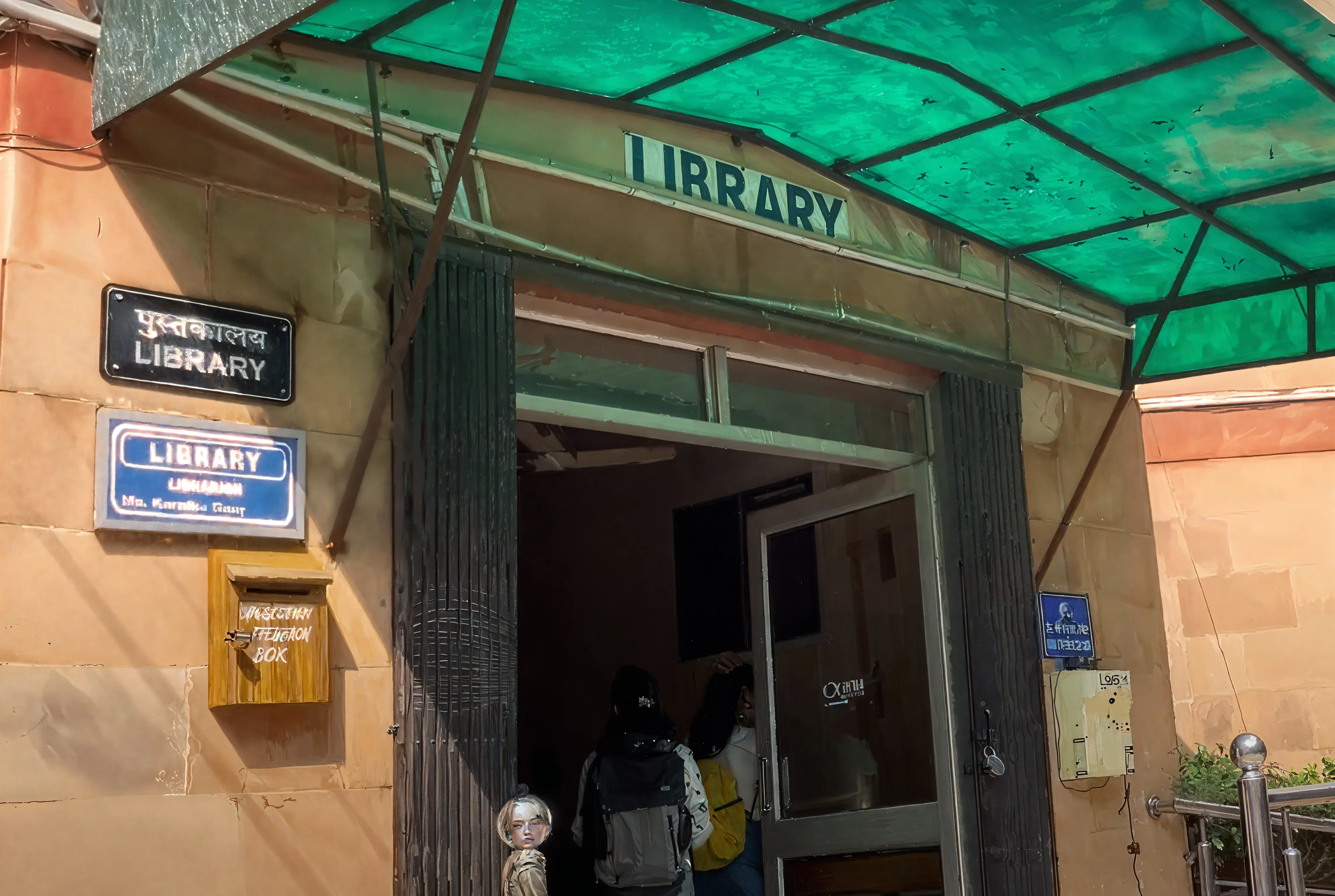 Kalindi College library photo 1