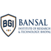 Bansal Institute of Research & Technology - [BIRT]