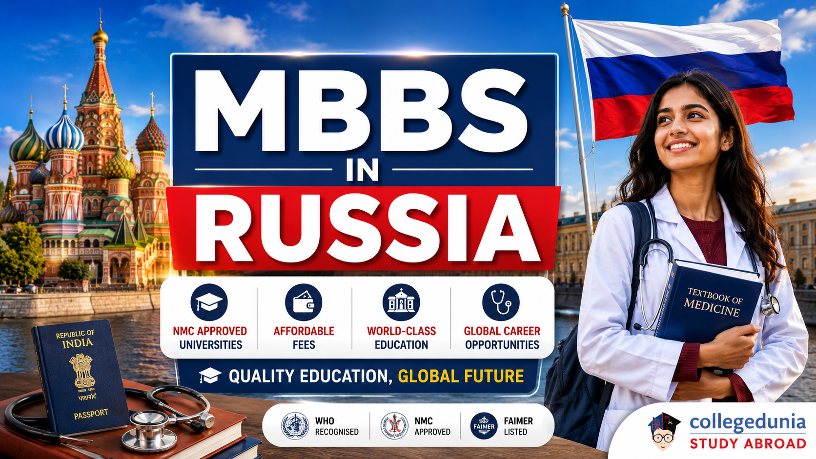 MBBS in Russia for Indian Students 2026: Fees, FMGE Pass Rate and NMC ...