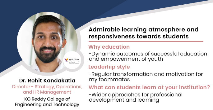 KG Reddy College of Engineering and Technology: Dr.Rohit Kandakatla ...