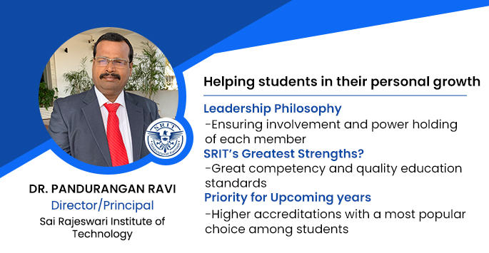 Sai Rajeswari Institute of Technology: Dr. Pandurangan Ravi, Director ...