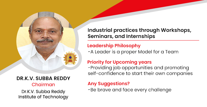 Dr. K.V. Subba Reddy Institute of Technology: Dr.K.V. Subba Reddy, Chairman