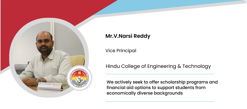 Hindu College of Engineering & Technology: Mr.V.Narsi Reddy, Vice Principal