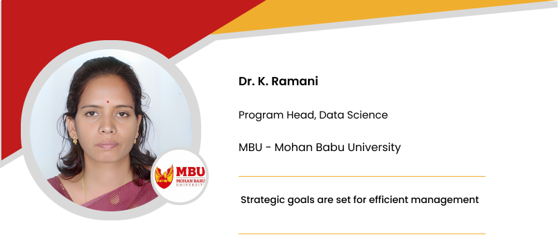 Mohan Babu University: Dr. K. Ramani, Program Head, Data Science