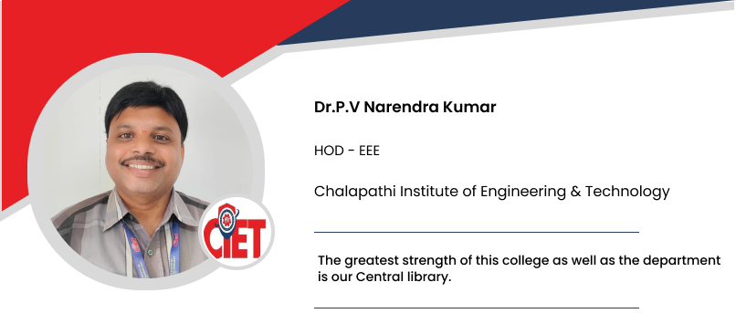 Chalapathi Institute of Engineering & Technology: Dr.P.V Narendra Kumar ...