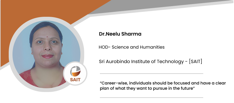 Sri Aurobindo Institute of Technology: Dr.Neelu Sharma, HOD- Science ...