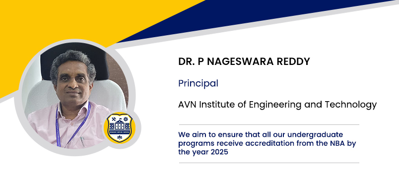 AVN Institute of Engineering and Technology: Dr. P Nageswara Reddy ...