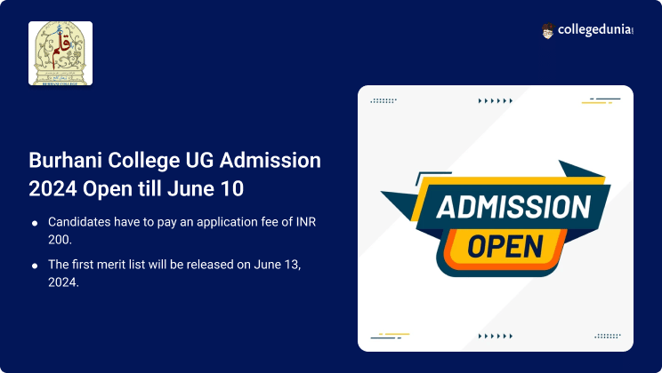 Burhani College Ug Admission 2024 Open Till June 10 Check Eligibility
