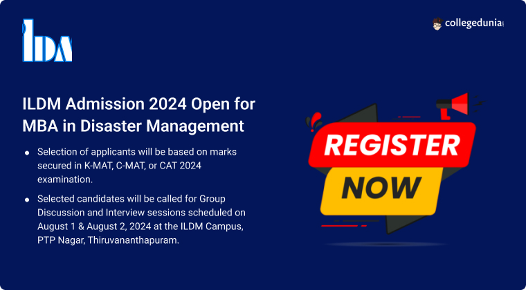 ILDM Admission 2024 Open for MBA in Disaster Management @ildm.kerala ...