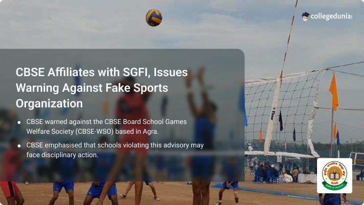 CBSE Gets Affiliated With School Games Federation of India, Issues ...