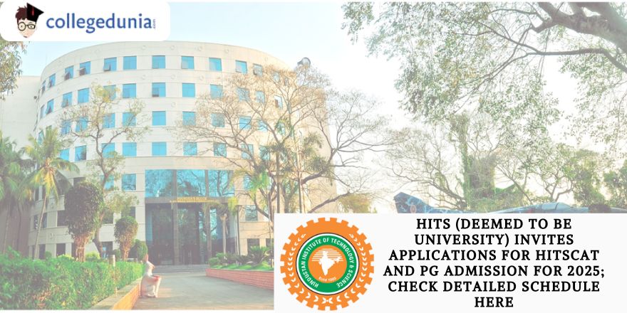 HITS (Deemed to be University) Invites Applications for HITSCAT and PG ...