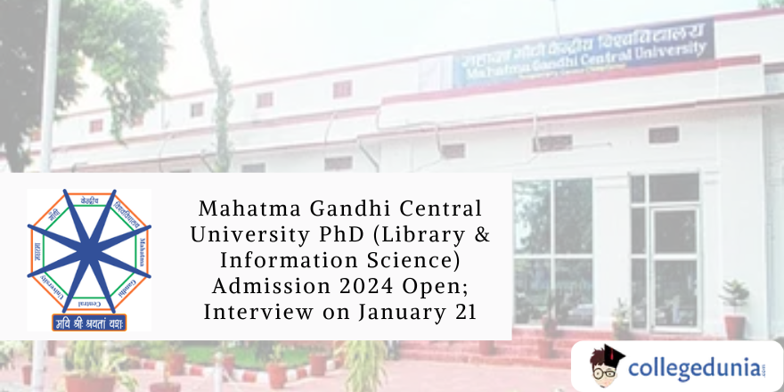 Mahatma Gandhi Central University PhD (Library & Information Science ...