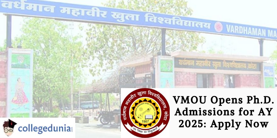 VMOU Opens Ph.D. Admissions for AY 2025: Apply Now