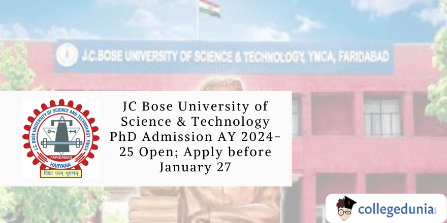 JC Bose University of Science & Technology PhD Admission AY 2024-25 ...