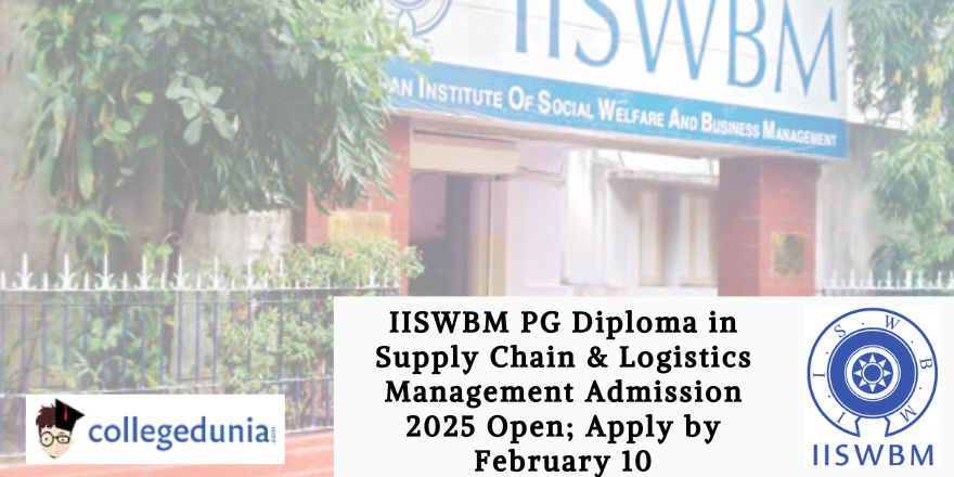 IISWBM PG Diploma in Supply Chain & Logistics Management Admission 2025 ...