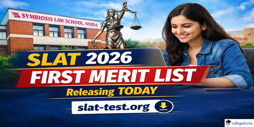 Firstmerit Check Symlaw SLAT 2026 First Merit List Out for 5-year LLB; Check Merit List ...