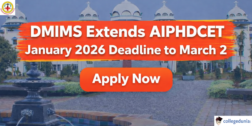 DMIMS Extends AIPHDCET January 2026 Deadline to March 2; Exam on March 8