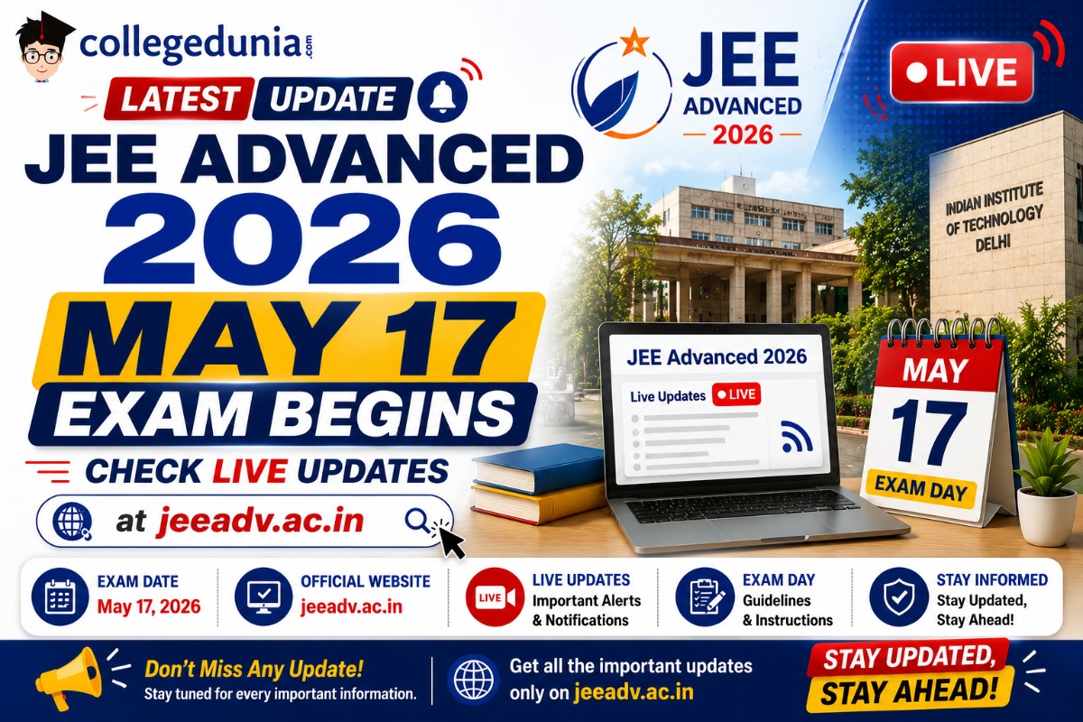 JEE Advanced 2026 Exam Concluded- Check Live Updates at jeeadv.ac.in