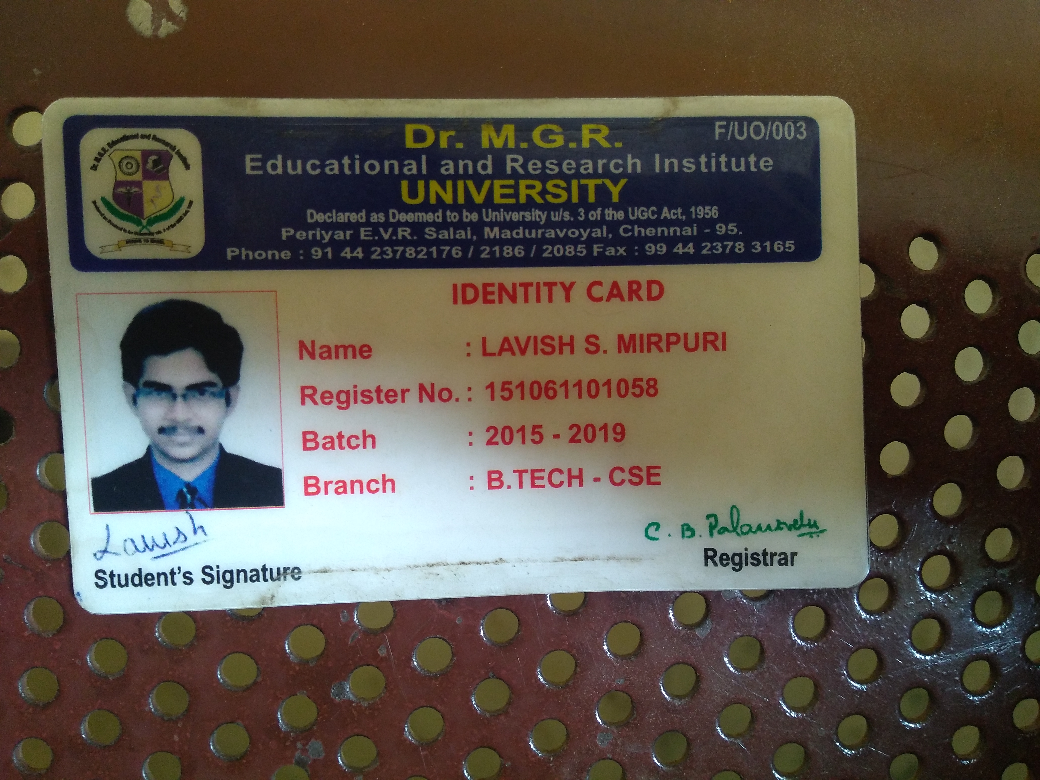 Lavish S Mirpuri