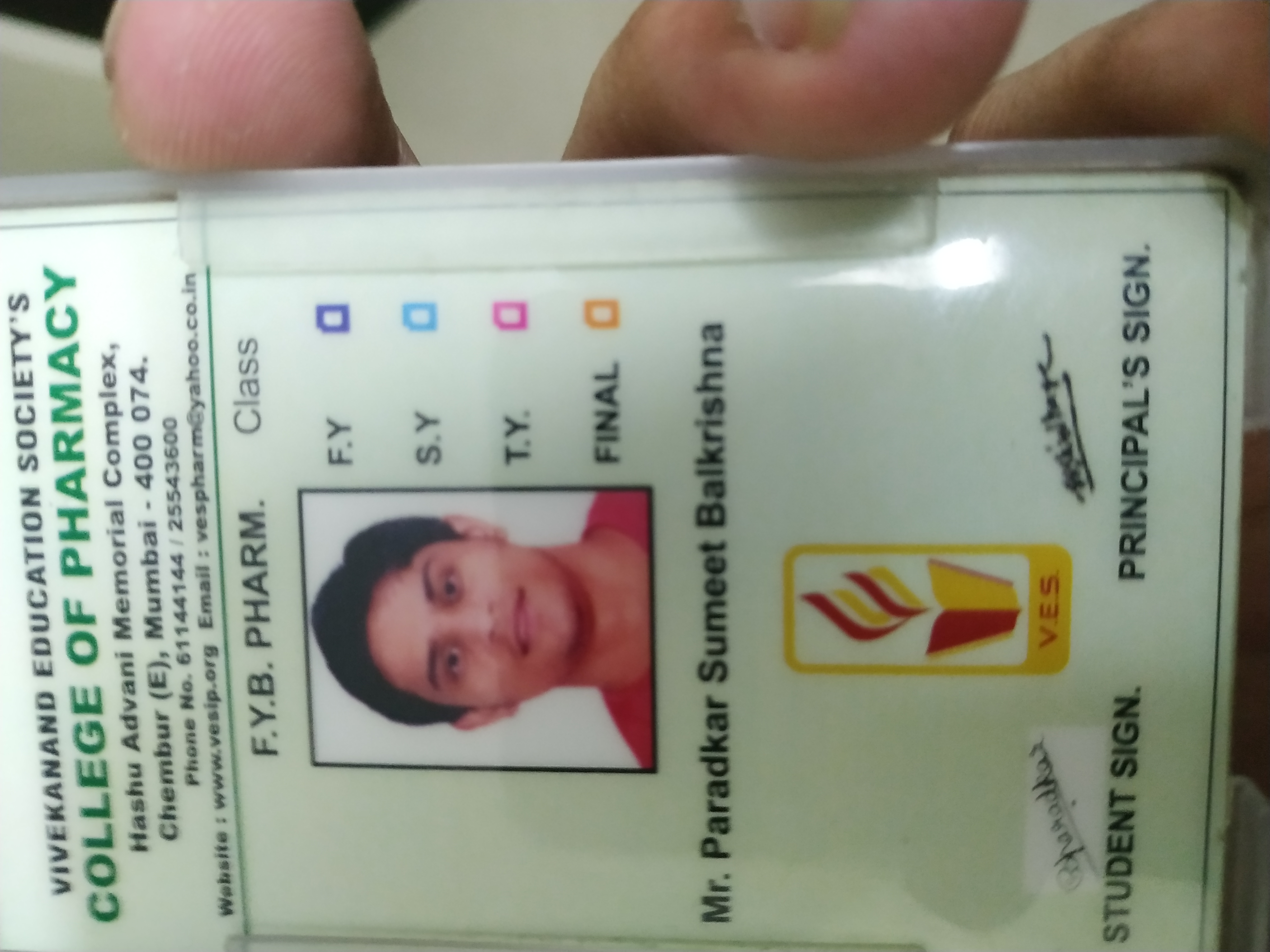 Sumeet B Paradkar