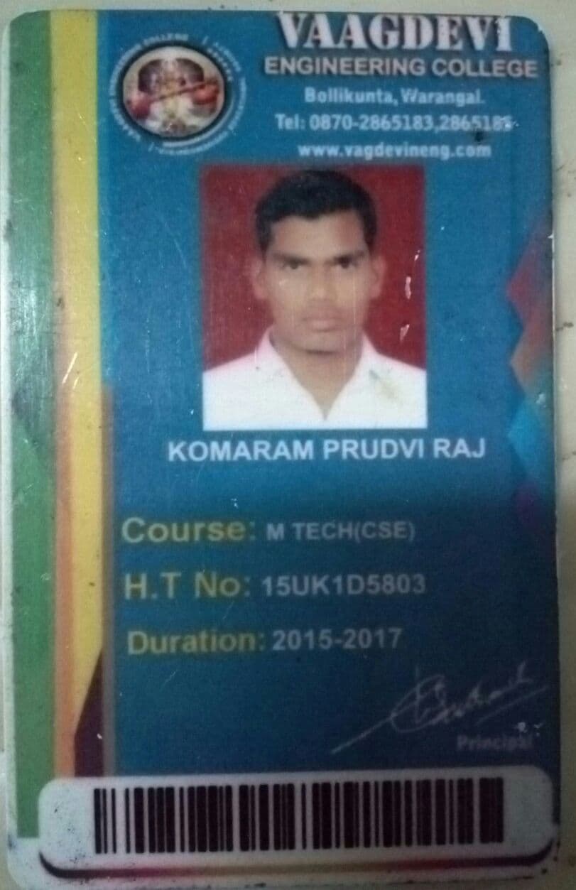 Komaram prudvi raj