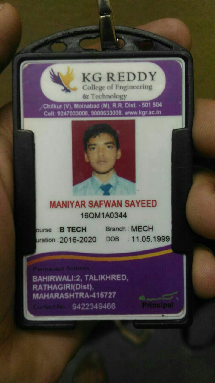 Maniyar safwan Sayeed