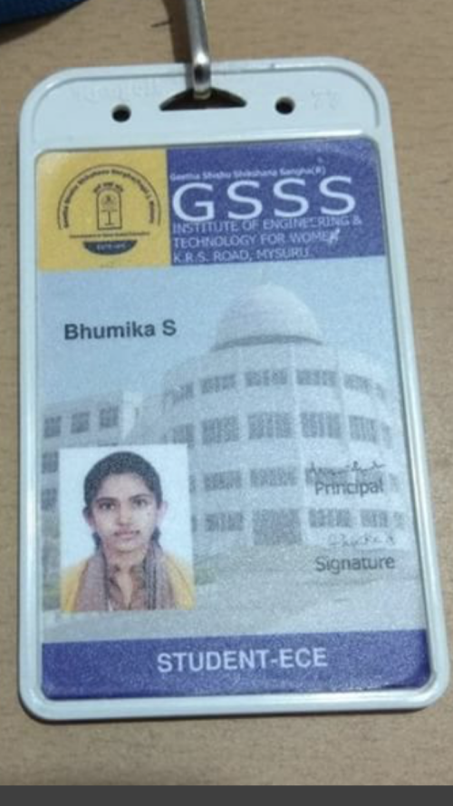 Bhumika S