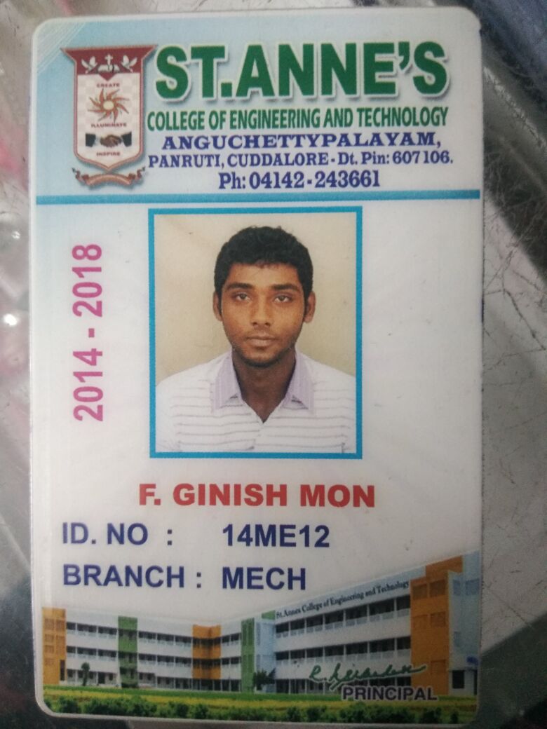 Ginish Mon F