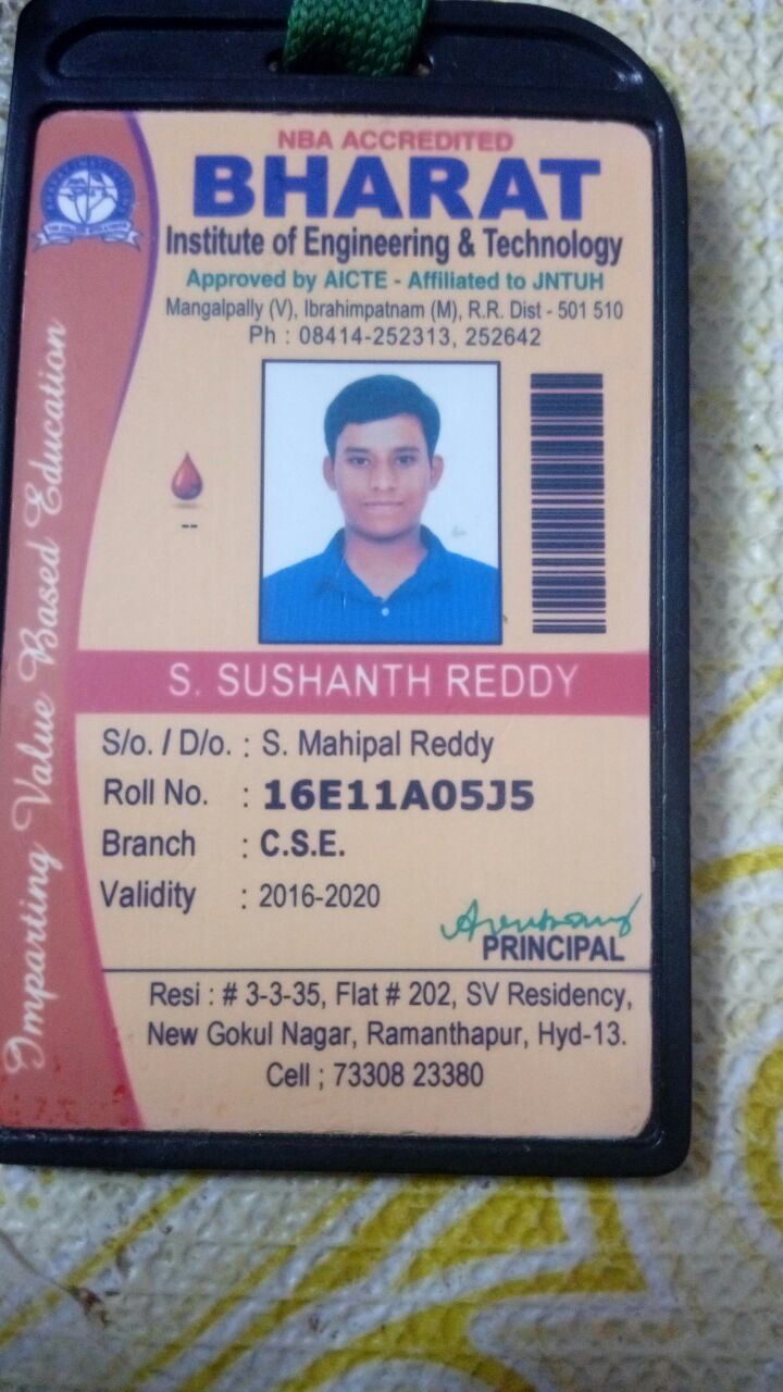 SUSHANTH REDDY