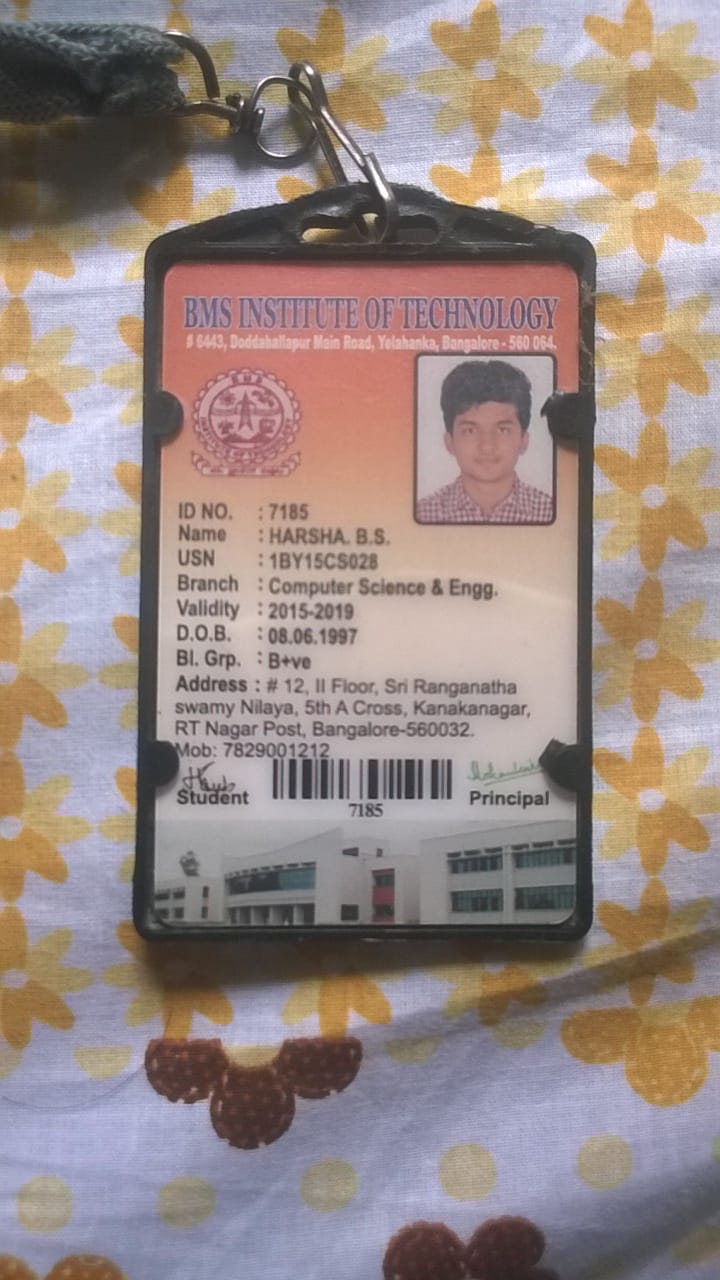 Harsha B S