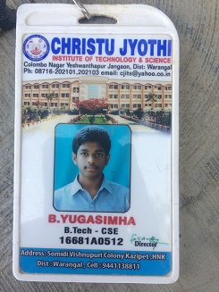 B YUGASIMHA