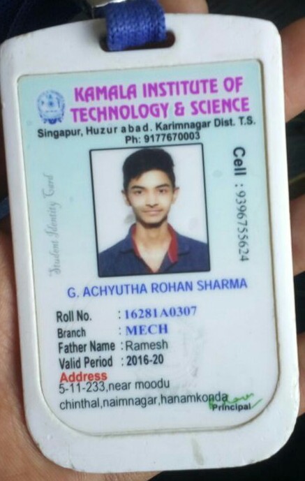 Achyutha rohan sharma