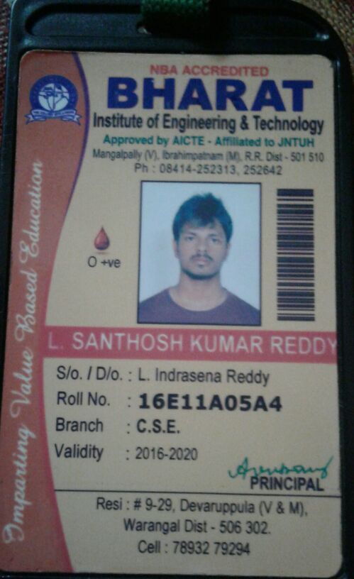SANTHOSH KUMAR REDDY