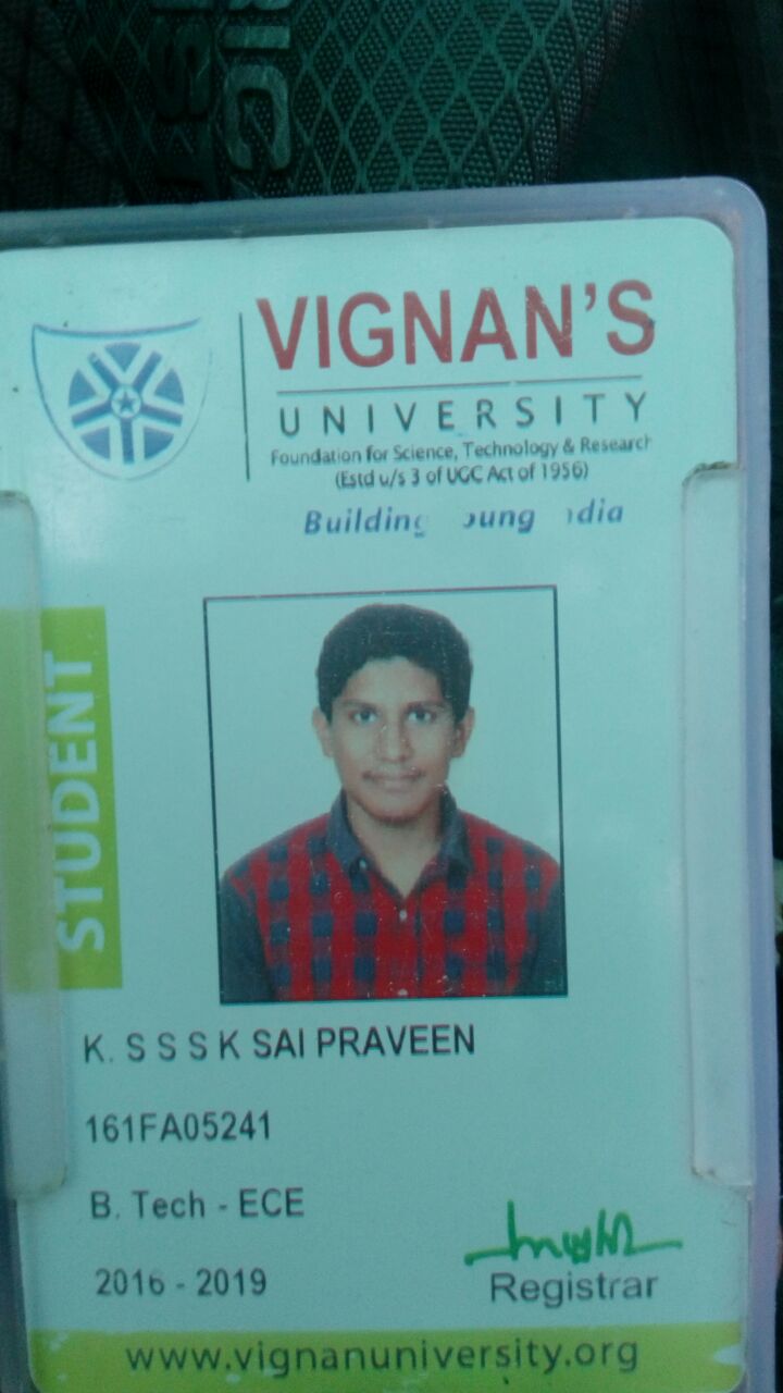 K S S S K Sai Praveen