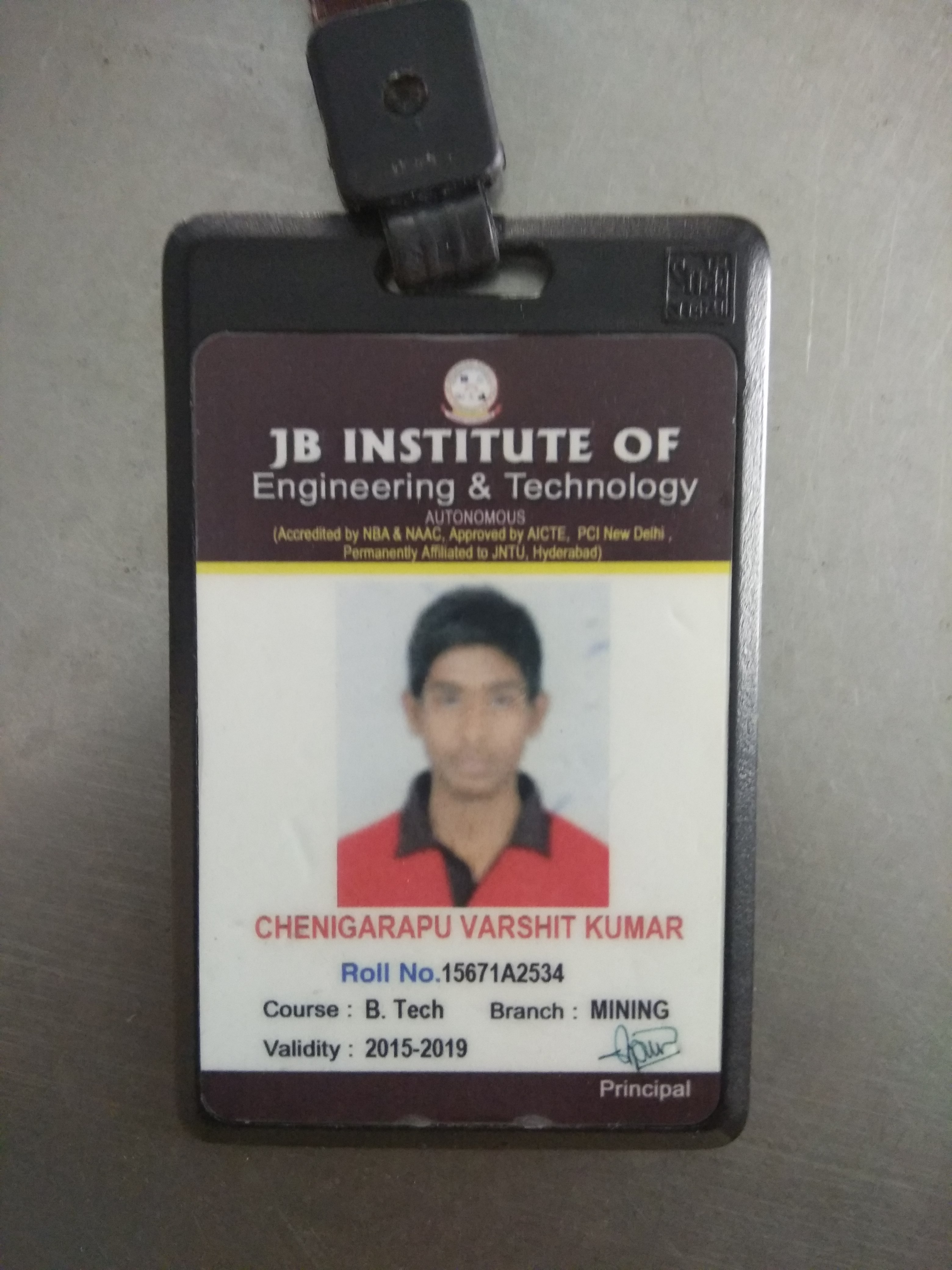 Chenigarapu varshit Kumar